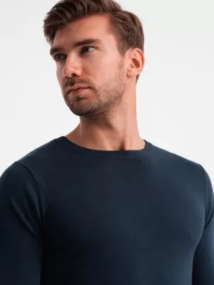Herrenpullover OMBRE OM-SWBS-0106 MARINEBLAU