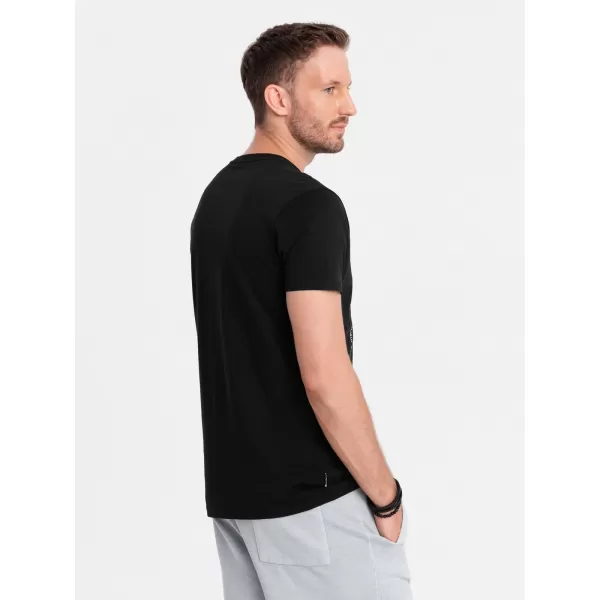  Hemd OMBRE OM-TSPT-0166 SCHWARZ 