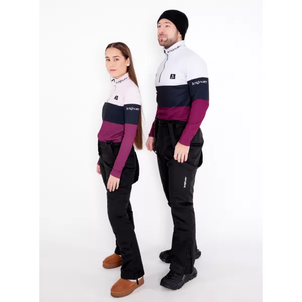  Funktionelle Thermo -Sweatshirt -Premium von Männern ALTISPORT VOJ/ALM051TER03 BURGUND 