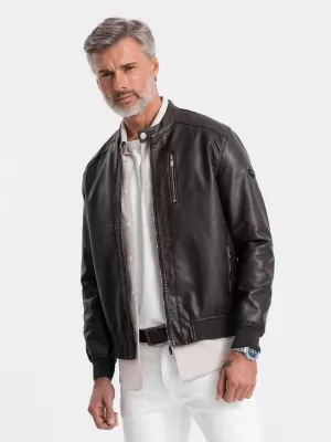 Jacke OMBRE OM-JAFL-0109 DUNKELBRAUN