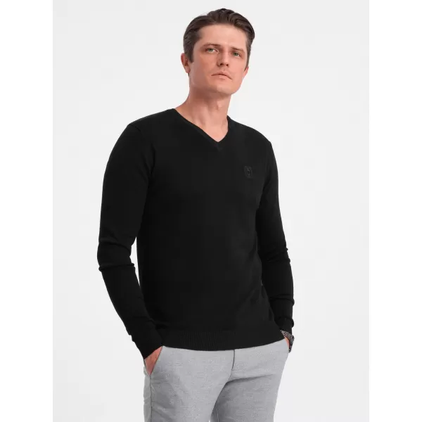  Herrenpullover OMBRE OM-SWBS-0107 SCHWARZ 