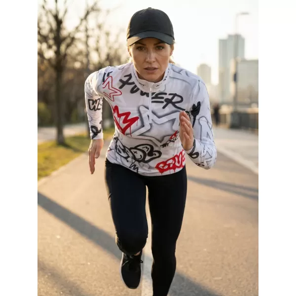  Frauenfunktionaler Thermo -Sweatshirt Premium ALTISPORT VOJ/ALW054TER03 GRAU -RED 