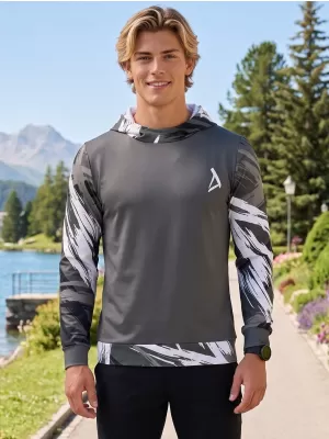 Hochwertiges Funktions-Sweatshirt für Herren ALTISPORT VOJ/ALM039MI01 GRAU