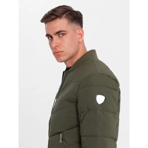  Jacke OMBRE OM-JALP-0143 DUNKLER OLIVENGRÜN 