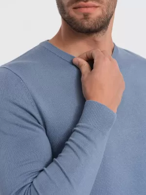 Herrenpullover OMBRE OM-SWBS-0106 HELLBLAU