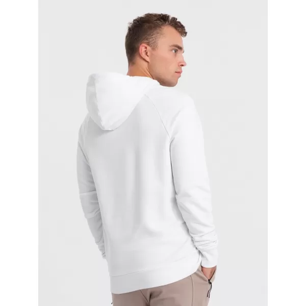  Herren Sweatshirt OMBRE OM-SSPS-0151 WEIß 