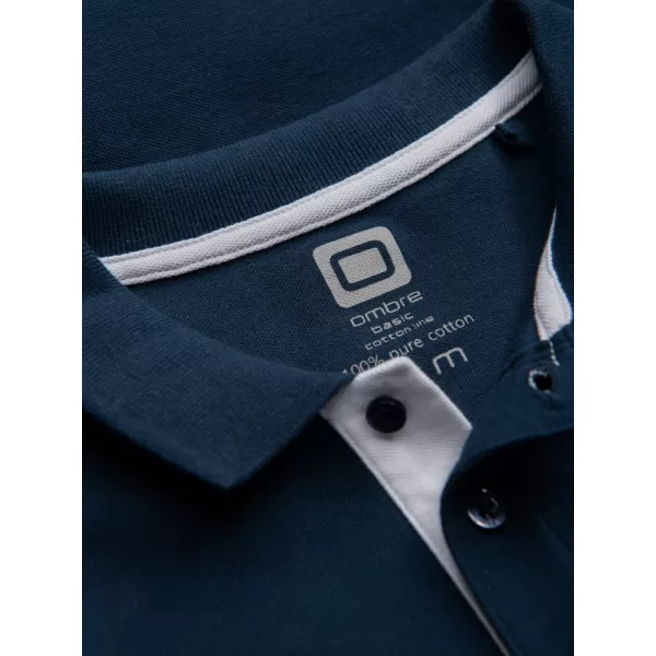  Hemd OMBRE OM-POSS-0113 MARINEBLAU 
