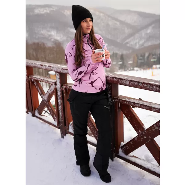  Frauenfunktionaler Thermo -Sweatshirt Premium ALTISPORT VOJ/ALW052TER03 ROSA 