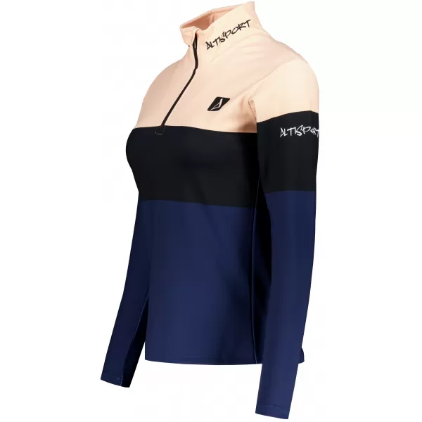  Frauenfunktionaler Thermo -Sweatshirt Premium ALTISPORT VOJ/ALW051TER03 ORANGE/BLAU 