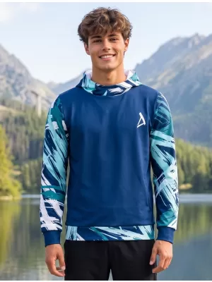 Hochwertiges Funktions-Sweatshirt für Herren ALTISPORT VOJ/ALM039MI01 MARINEBLAU