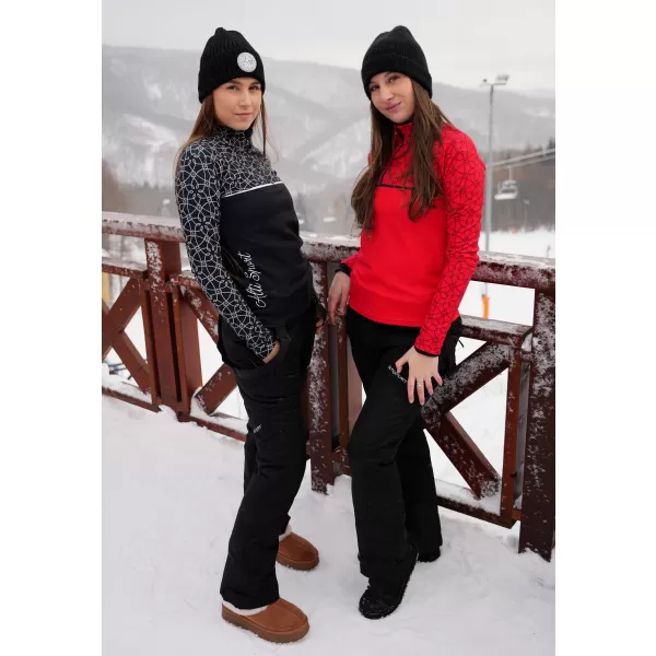  Frauenfunktionaler Thermo -Sweatshirt Premium ALTISPORT VOJ/ALW053TER03 ROT 