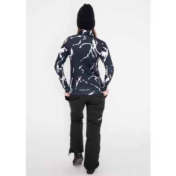  Frauenfunktionaler Thermo -Sweatshirt Premium ALTISPORT VOJ/ALW052TER03 SCHWARZ 