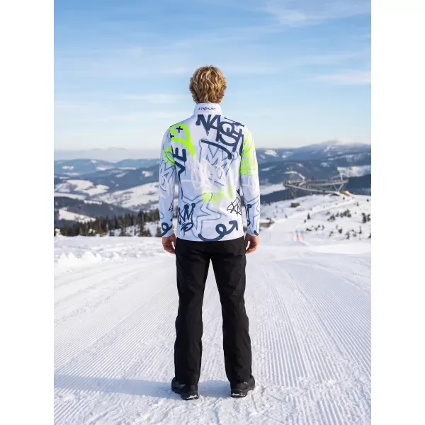  Funktionelle Thermo -Sweatshirt -Premium von Männern ALTISPORT VOJ/ALM054TER03 BLAU 