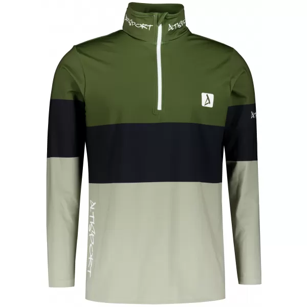  Funktionelle Thermo -Sweatshirt -Premium von Männern ALTISPORT VOJ/ALM051TER03 KHAKI 