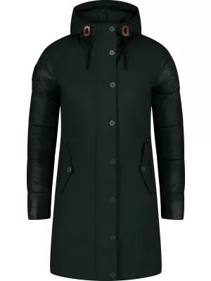 Wintermantel für Damen NORDBLANC WARMHUG NBWJL8073 DUNKELGRÜN