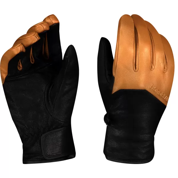  Lederhandschuhe NORDBLANC THUNDERBOLT NBWG7863 PUŠTÍKS BRAUN 