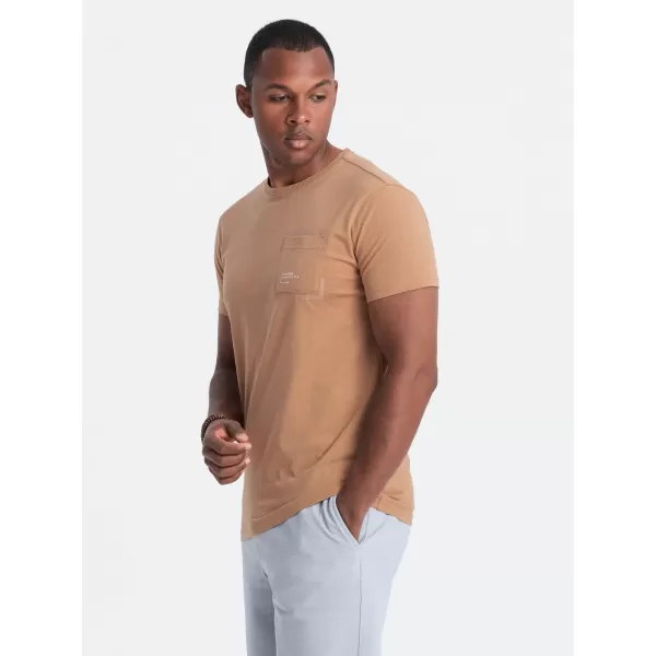  Hemd OMBRE OM-TSPT-0154 HELLBRAUN 