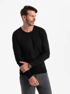 Herrenpullover OMBRE OM-SWBS-0106 SCHWARZ
