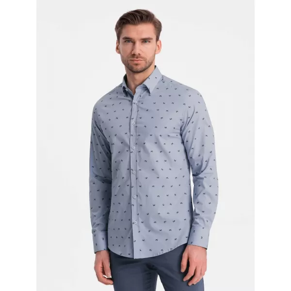  Hemd OMBRE OM-SHCS-0156 HELLBLAU 