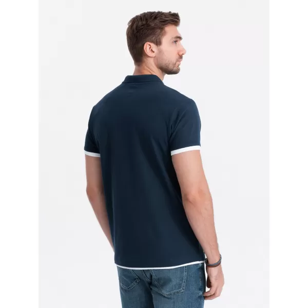  Hemd OMBRE OM-POSS-0113 MARINEBLAU 