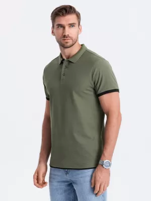 Hemd OMBRE OM-POSS-0113 OLIVE