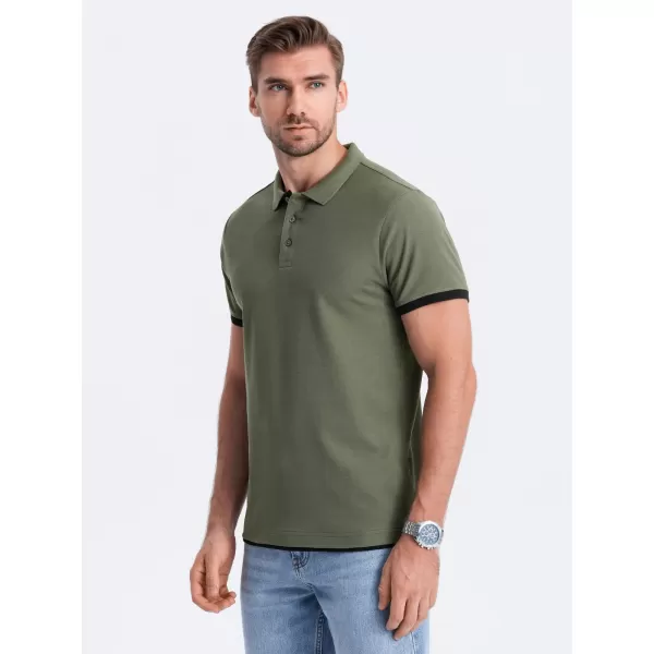  Hemd OMBRE OM-POSS-0113 OLIVE 