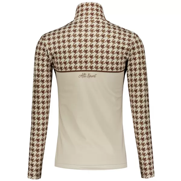  Frauenfunktionaler Thermo -Sweatshirt Premium ALTISPORT VOJ/ALW048TER03 BRAUN 