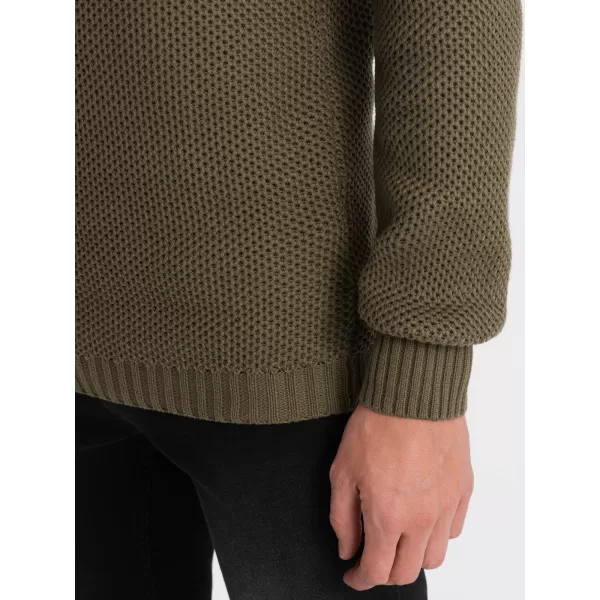  Herrenpullover OMBRE OM-SWZS-0105 OLIVE 