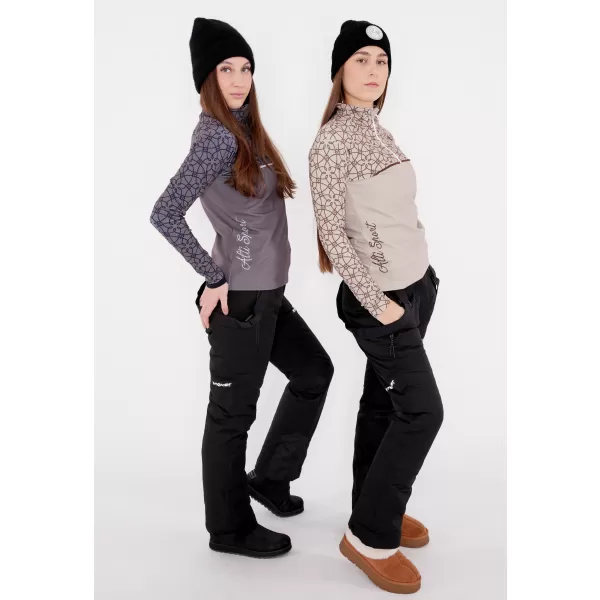  Frauenfunktionaler Thermo -Sweatshirt Premium ALTISPORT VOJ/ALW053TER03 GRAU 