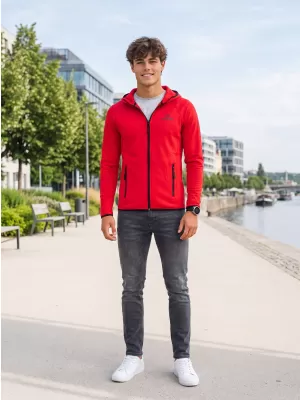 Herren funktionaler Sport -Sweatshirt ALTISPORT ALM006417 ROT