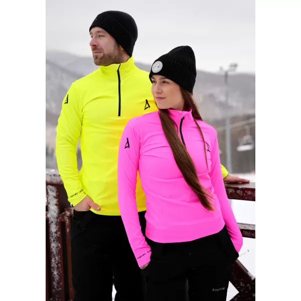  Frauenfunktionaler Thermo -Sweatshirt Premium ALTISPORT VOJ/ALW000TER03 FLUO ROSA 