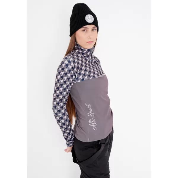  Frauenfunktionaler Thermo -Sweatshirt Premium ALTISPORT VOJ/ALW048TER03 GRAU 