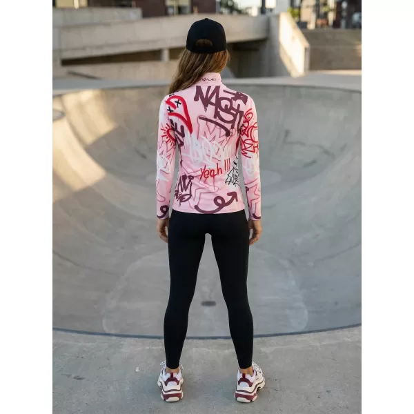  Frauenfunktionaler Thermo -Sweatshirt Premium ALTISPORT VOJ/ALW054TER03 ROSA 