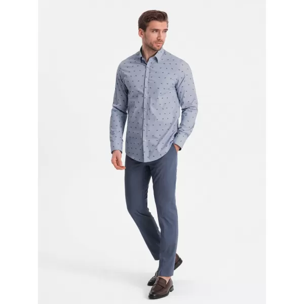  Hemd OMBRE OM-SHCS-0156 HELLBLAU 