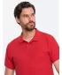 Herren t -Shirt mit einem Kragen OMBRE S1374 ROT