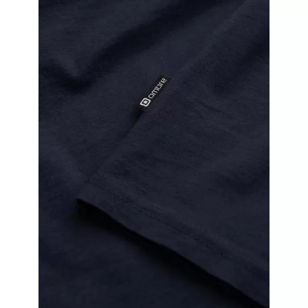  Herren t -Shirt mit einem langen Ärmel OMBRE OM-LSBL-0108 MARINEBLAU 
