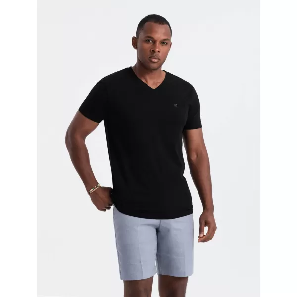  Hemd OMBRE OM-TSCT-0106 SCHWARZ 