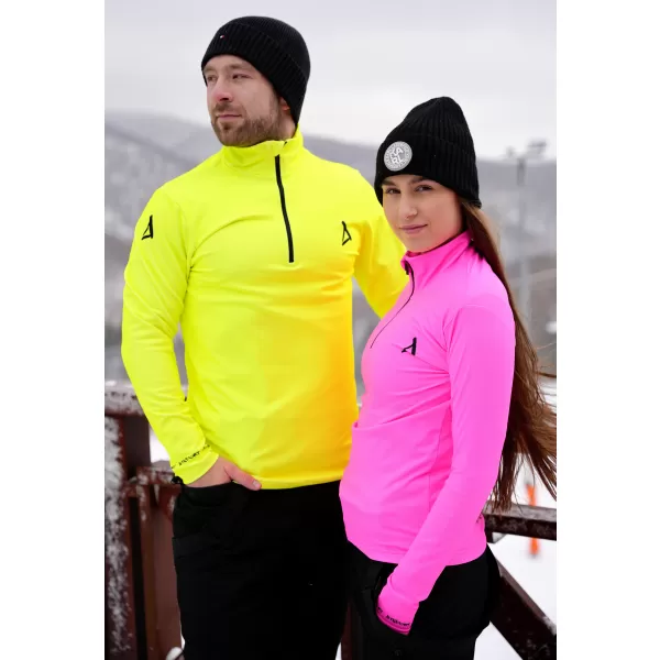  Funktionelle Thermo -Sweatshirt -Premium von Männern ALTISPORT VOJ/ALM000TER03 NEONGELB 