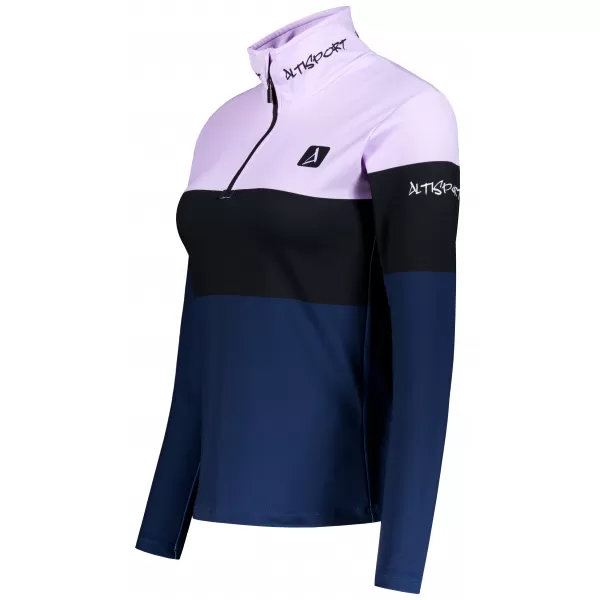  Frauenfunktionaler Thermo -Sweatshirt Premium ALTISPORT VOJ/ALW051TER03 VIOLETT/BLAU 
