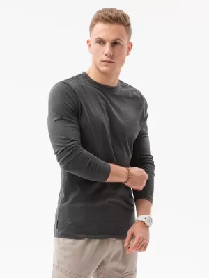 Herren t -Shirt mit einem langen Ärmel OMBRE Z43 MIX 2-PACK GRAU