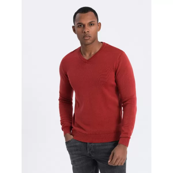  Herrenpullover OMBRE OM-SWOS-0108 ROT 