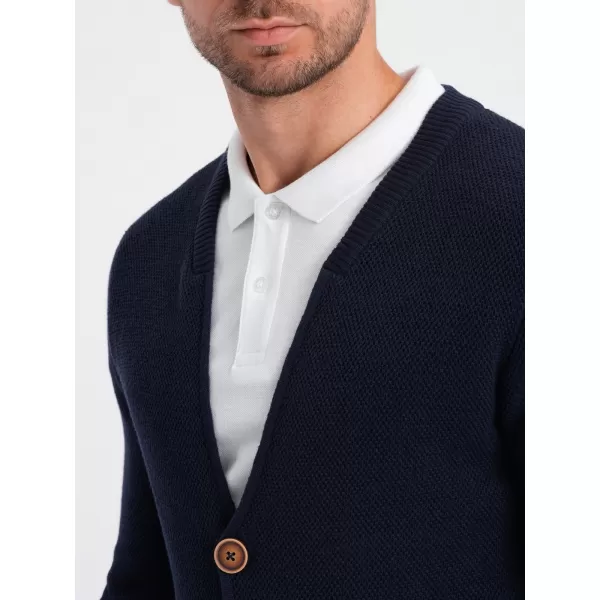  Herrenpullover OMBRE OM-SWCD-0109 MARINEBLAU 