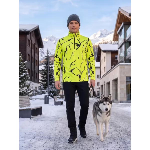  Funktionelle Thermo -Sweatshirt -Premium von Männern ALTISPORT VOJ/ALM052TER03 NEONGRÜN 