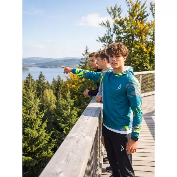  Hochwertiges Funktions-Sweatshirt für Herren ALTISPORT VOJ/ALM039MI01 KEROSIN 
