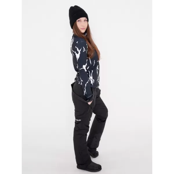  Frauenfunktionaler Thermo -Sweatshirt Premium ALTISPORT VOJ/ALW052TER03 SCHWARZ 