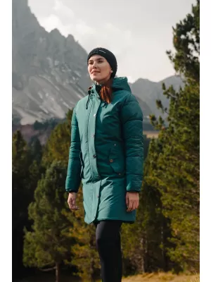 Wintermantel für Damen NORDBLANC WARMHUG NBWJL8073 DUNKELGRÜN