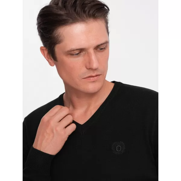  Herrenpullover OMBRE OM-SWBS-0107 SCHWARZ 
