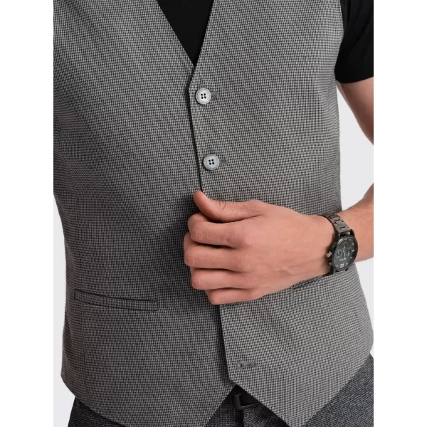  Weste OMBRE OM-BLZV-0111 GRAU 