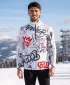 Funktionelle Thermo -Sweatshirt -Premium von Männern ALTISPORT VOJ/ALM054TER03 GRAU -RED