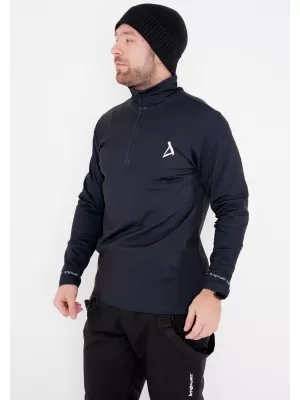 Funktionelle Thermo -Sweatshirt -Premium von Männern ALTISPORT VOJ/ALM000TER03 SCHWARZ